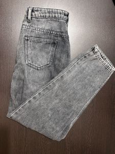 Stylish Washed Grey Denim Jeans
