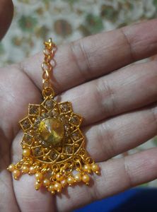 Chandrahaar Gold Alloy Plating Jewellery Set