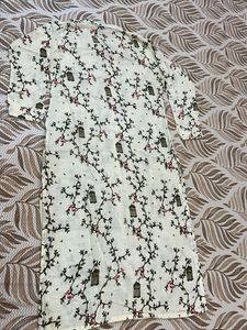 Bird Print Kurta