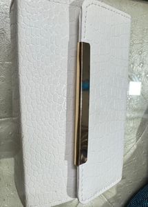 Chic White Wallet