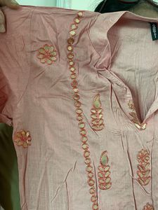 Pink Aakriti Kurta