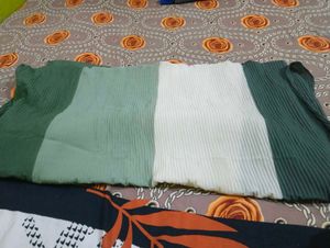 Pleated Color dupatta