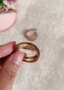 Golden Hoop Earrings