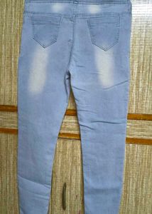 Light Blue Denim Jeans for Women | Stretchable &amp; C