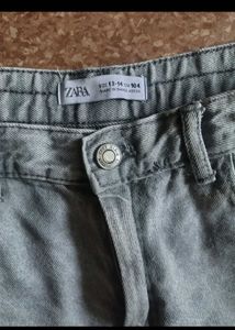 Light Wash Denim Bermuda Shorts