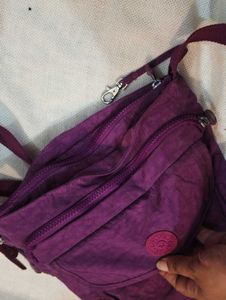Kipling Crossbody Bag - Plum Color