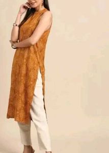 Stylish Mustard Ethnic Kurta