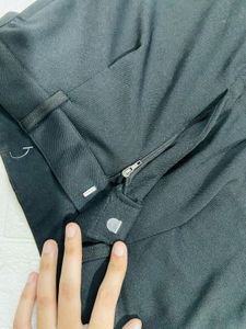 GRECIILOOKS Classic Black Wide-Leg Pants