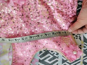 Pink Sequin Princess Dress