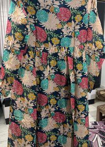 Beautiful Floral Print Kurta Set