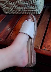 Neutral Slide Sandals