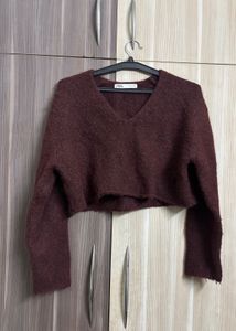 ZARA Cropped Sweater