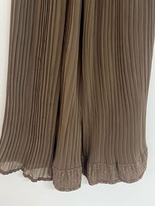 Elegant Brown Sequined Kurta Set