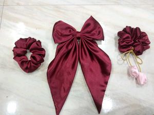 Elegant Satin Hair Accessory Set