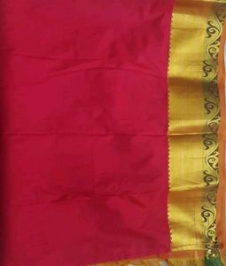 Pothys Pink Bridal Silk Saree