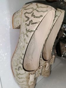 Sparkly Bow Ballerina Flats for Girls