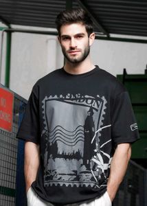 HOUSE OF KOALA Black London Stamp T-Shirt