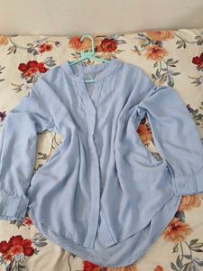 Light Blue Long-Sleeve shirt