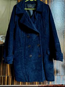 Navy Blue Trench Coat