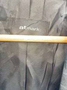 Classic Black Leather Blazer