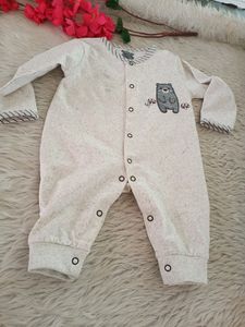 Taurus Grey Printed Romper ( Boys)