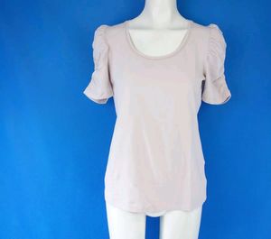 Regular Sleeves Solid Women Pink Top