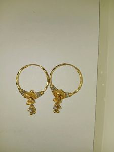 Gold Silver Earrings