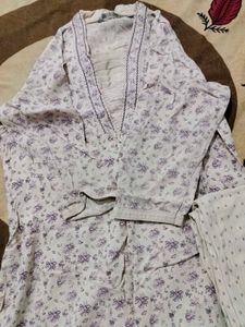 Floral Print Kurta Set