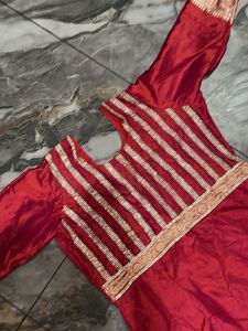 Stunning Red Silk Gown