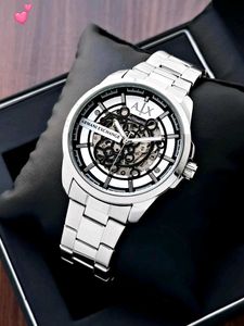 Armani Exchange Automatic Skeleton Watch