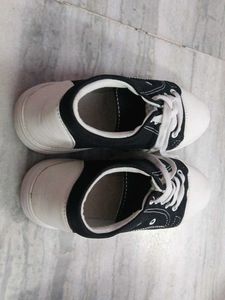 Classic Black and White Sneakers
