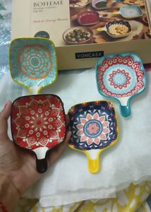 Voncasa Boheme Heritage Ceramic Dip Set