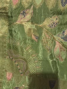 Beautiful Green Silk Saree