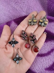 combo of 3 earring
