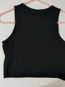 H&amp;M crop fitted top
