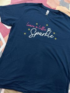 New Sparkle Tee - Navy Blue