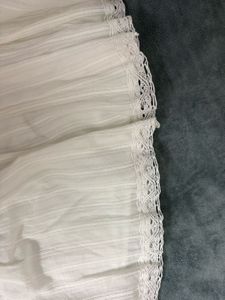 ZARA lace trim skort