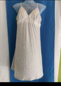 M&amp;S Cozy Lace Trim Nightgown