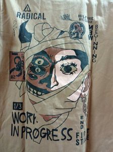Unique Graphic Print Oversized T-Shirt