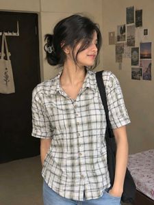 Casual Plaid Button-Up Shirt