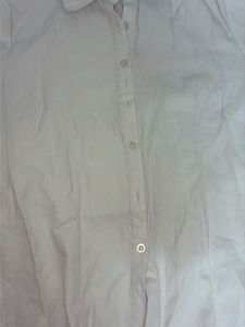 Classic White Short Sleeve Button-Up Shirt