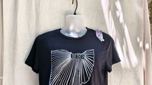 Graphic Print Cropped T-Shirt