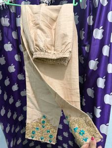2 in1 gown cum full suit set