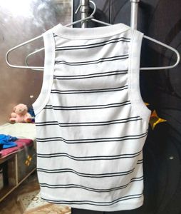 Striped Ribbed Tank Top