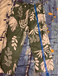 Sanskruti - Sage Green Floral Pajama Set