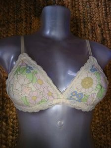 Floral Lace Trim Bralette