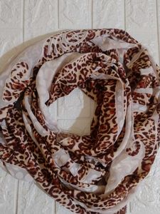 Leopard Print Chiffon Hijaab/Scarf