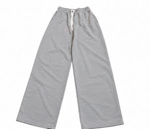 Grey Wide Leg Sweatpants
