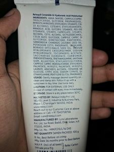 Re'equil Ceramide &amp; Hyaluronic Acid Moisturiser
