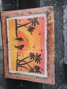 Handmade Scenic Paintings (Set of 2)